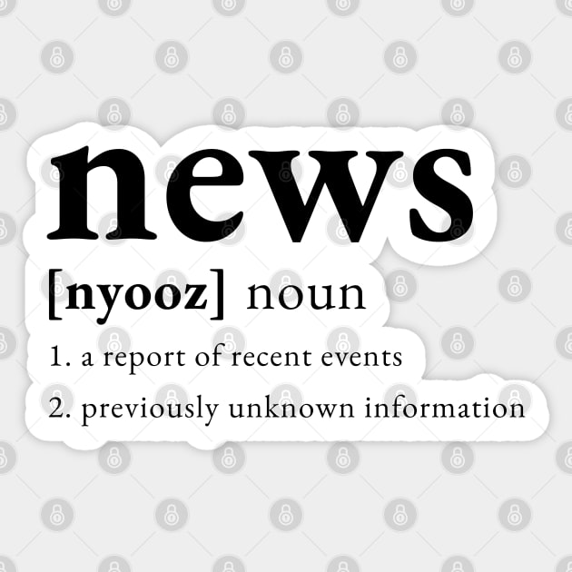 News Sticker by caseofstyle